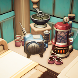 帕尔科技收音机与游戏中的其他物品一起。