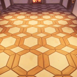 Een in-game blik op Zeshoekige Gemengde Vloer.