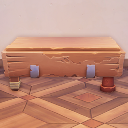 An in-game look at Makeshift Coffee Table.