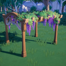 An in-game look at Spring Fever Pergola.