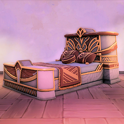 An in-game look at Emberborn Bed.