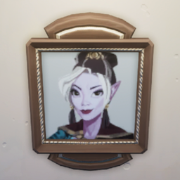 An in-game look at Subira's Portrait.