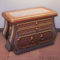 An in-game look at Emberborn Dresser.