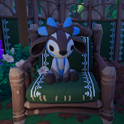 Proudhorned Sernuk Plush as seen ingame with other items.
