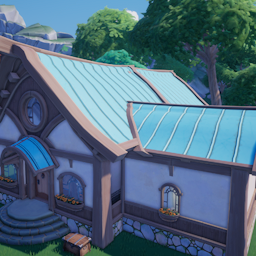 An in-game look at Steely Sheet Roof.