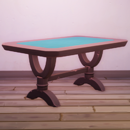 An in-game look at Valley Sunrise Dining Table.