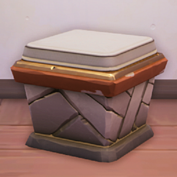 An in-game look at Emberborn Stool.