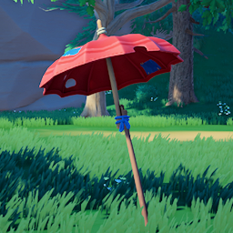 An in-game look at Makeshift Patio Umbrella.