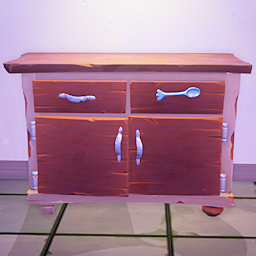An in-game look at Makeshift Dresser.