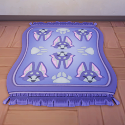An in-game look at Palcat Party Large Rug.