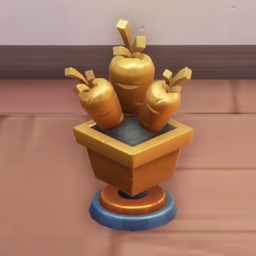 An in-game look at Gold Gardening Trophy.