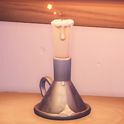 An in-game look at Makeshift Thin Candle.
