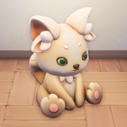 An in-game look at Sandi the Palcat Plush.