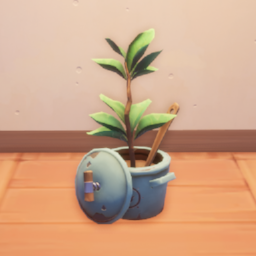 An in-game look at Makeshift Ficus Planter.