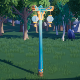 An in-game look at New Year Corner Lamp Post.
