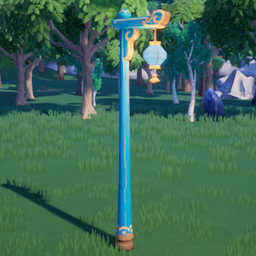 An in-game look at New Year Tall Lamp Post.