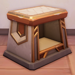 An in-game look at Emberborn Nightstand.