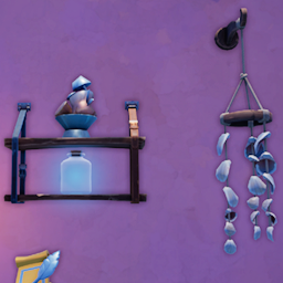 Flotsam Hanging Mobile as seen in-game with other items.