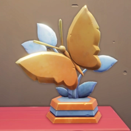 An in-game look at Gold Bug Catching Trophy.