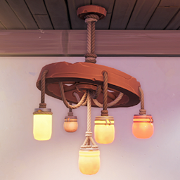 An in-game look at Makeshift Chandelier.