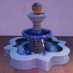 An in-game look at Bellflower Grand Fountain.