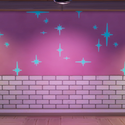 An in-game look at Starry Evening Wallpaper.