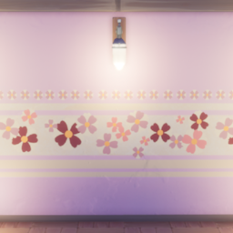 An in-game look at Spring Blossoms Wallpaper.