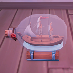 An in-game look at Zeki's Ship in a Bottle.