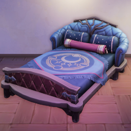 An in-game look at Moonstruck Bed.