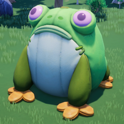 An in-game look at Giga Frogbert Plush.