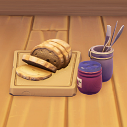 An in-game look at Makeshift Charcuterie.