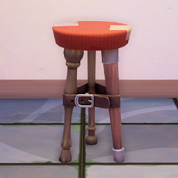 An in-game look at Makeshift Stool.