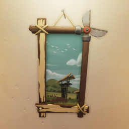 An in-game look at Makeshift Scenic Frame.