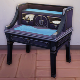 An in-game look at Investigator Desk.