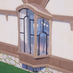 Kilima Bay Window as seen in-game on Housing Plot.