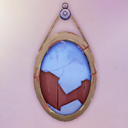 An in-game look at Makeshift Face Mirror.