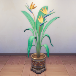An in-game look at Emberborn Flower Planter.
