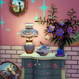Porcelain Pitcher as seen in-game with other items.