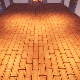 An in-game look at Brass Brick Floor.