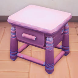 Log Cabin Nightstand Berry Ingame.png