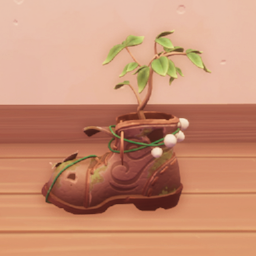 An in-game look at Makeshift Herb Planter.