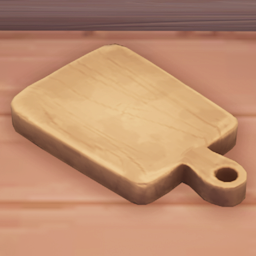 An in-game look at Gourmet Cutting Board.