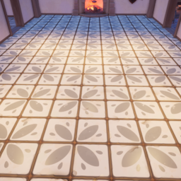 An in-game look at Field Madder Tile Floor.