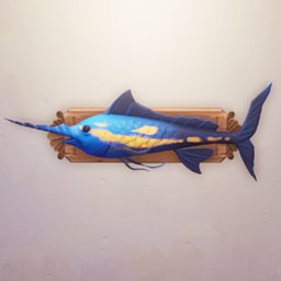 An in-game look at Star Kilima Fisher's Mounted Fish.