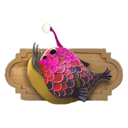 The icon of Kilima Fisher's Mounted Fish in the in-game inventory.