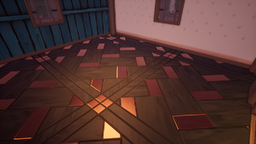 Copper Manor Tile Floor in game.