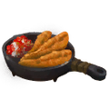 Het icoon van Gebakken Meerval Diner in de in-game inventaris.