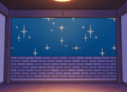 An in-game look at Starry Sea Wallpaper.