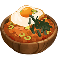 The icon of Kimchi Fried Rice in the in-game inventory.