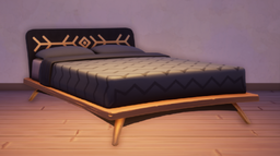 An in-game look at Capital Chic Bed.